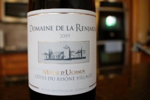 2009 Domaine de la Renjarde Cotes du Rhone Villages Massif dUchaux
