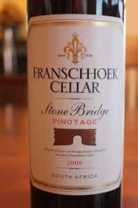2009_Franschhoek Cellar_Stone_Bridge_Pinotage
