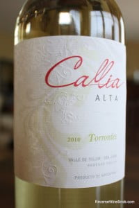 Bodegas Callia Alta Torrontés 2010 - Sweet and Fresh