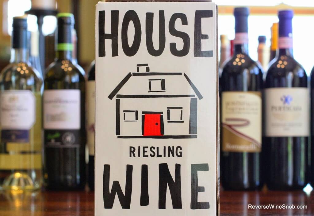 The Best Box Wines The Original House Wine Riesling • Reverse Wine Snob