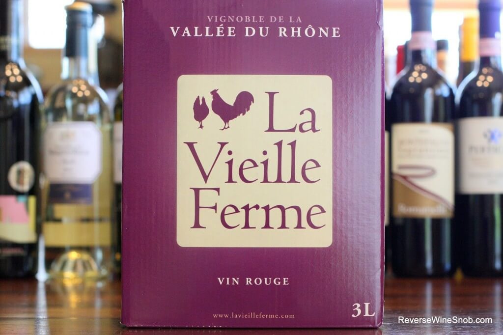 The Best Box Wines La Vieille Ferme Vin Rouge Reverse