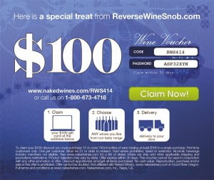 $100 Discount at Naked Wines for Reverse Wine Snob readers