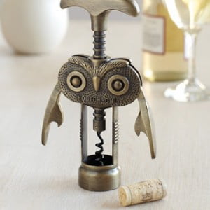 Fun Wine Gifts for Friends and Neighbors -- The HOOTCH-OWL from Red Envelope