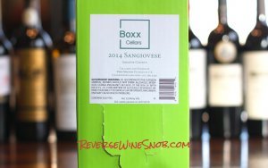 Boxx Cellars Sangiovese - Truly Tasty