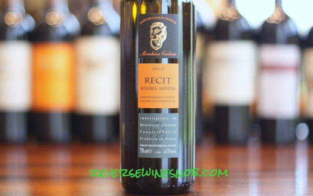 Recit Roero Arneis - A Smooth, Subtle Italian