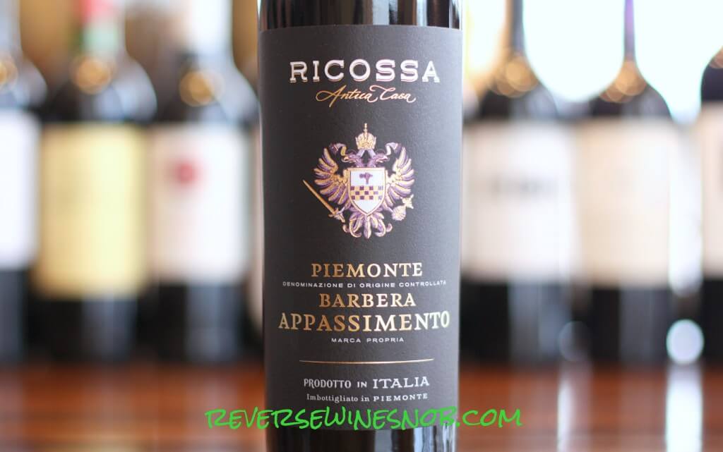 Ricossa Antica Casa Piemonte Barbera Appassimento - One-of-a-Kind!