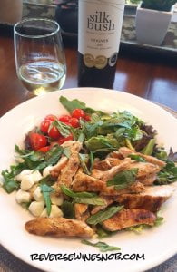 Silkbush Viognier and Lime Chicken with Avocado Caprese Salad - Summer Lovin'