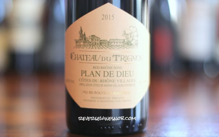 Chateau du Trignon Cotes du Rhone Villages Plan de Dieu - Wonderful