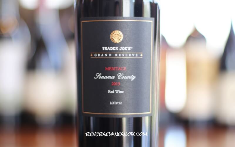 Trader Joe's Grand Reserve Sonoma Meritage - Crazy Good