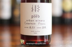 Pleb Urban Winery Cabernet Franc - Refreshingly Delicious
