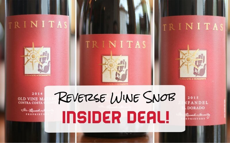 Insider Deal! Trinitas Cellars Mixed Reds – Totally Bodacious!