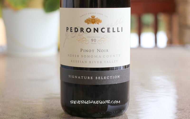 2018 Pedroncelli Russian River Valley Pinot Noir