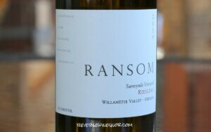 Ransom Sunnyside Vineyard Riesling - Radiant