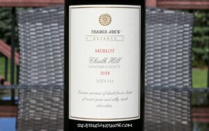 Trader Joe's Reserve Chalk Hill Merlot - The Quintessential Burger Wine?