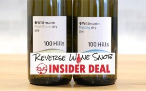 A Double Bulk Buy INSIDER DEAL! Wittmann 100 Hills Riesling and Pinot Blanc - Irresistible