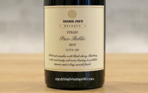 Trader Joe's Reserve Paso Robles Syrah - Smooth and Easy