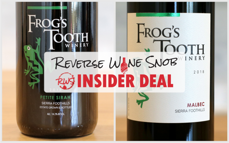 INSIDER DEAL! Frog&#039;s Tooth Malbec and Petite Sirah - Flavor Monsters