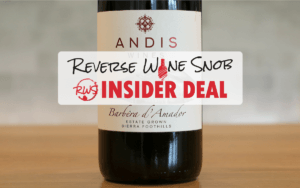 INSIDER DEAL! Andis Wines Barbera d'Amador - Deliciously Delicous