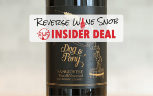 INSIDER DEAL! Comanche Cellars Dog & Pony Sangiovese - Exquisite