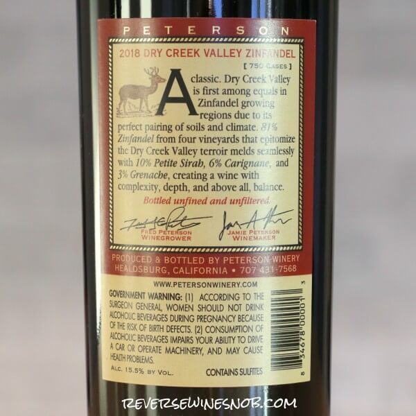 Insider Deal! 45 Off Peterson Winery Dry Creek Valley Zinfandels