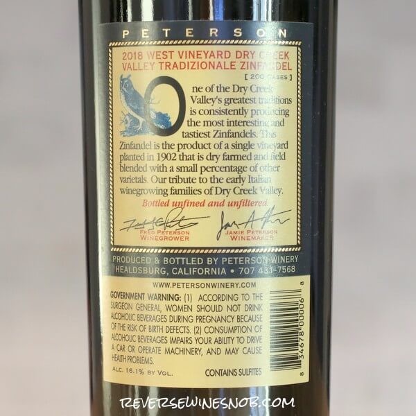 Insider Deal! 45 Off Peterson Winery Dry Creek Valley Zinfandels