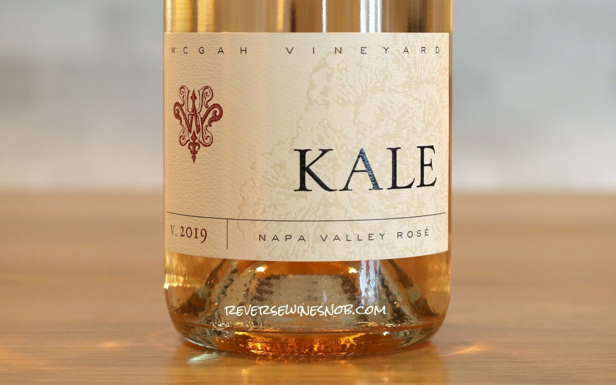 2019 Kale McGah Vineyard Rutherford Rosé
