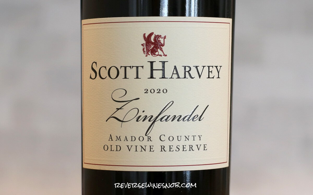 2020 Scott Harvey Old Vine Reserve Zinfandel