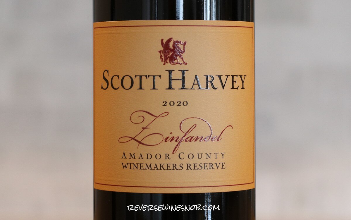 2020 Scott Harvey Winemaker's Reserve Zinfandel