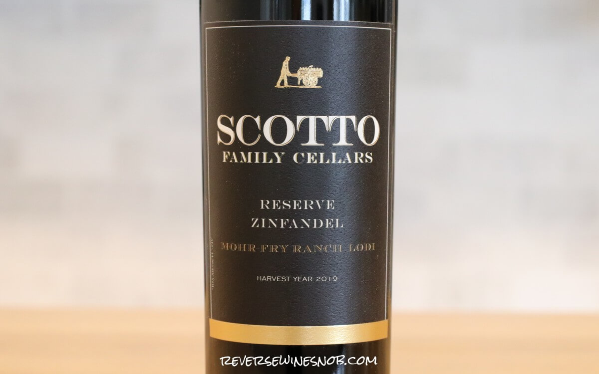 2019 Scotto Cellars Reserve Zinfandel Mohr-Fry Ranch