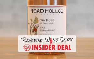 INSIDER DEAL! Toad Hollow Dry Rosé of Pinot Noir - Delightfully Delicious