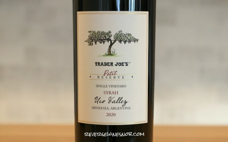 Trader Joe's Petit Reserve Uco Valley Syrah Review