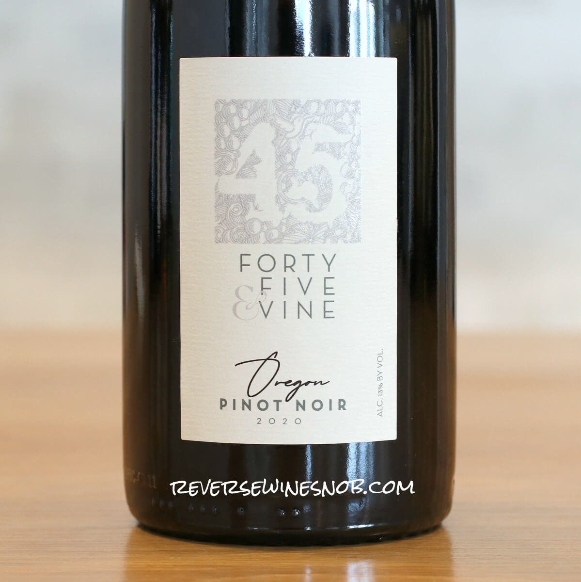 Forty Five & Vine Oregon Pinot Noir From Aldi