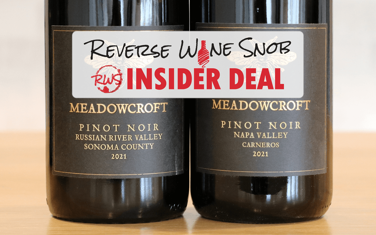 INSIDER DEAL! Meadowcroft Carneros And Russian River Valley Pinot Noir 4-Pack