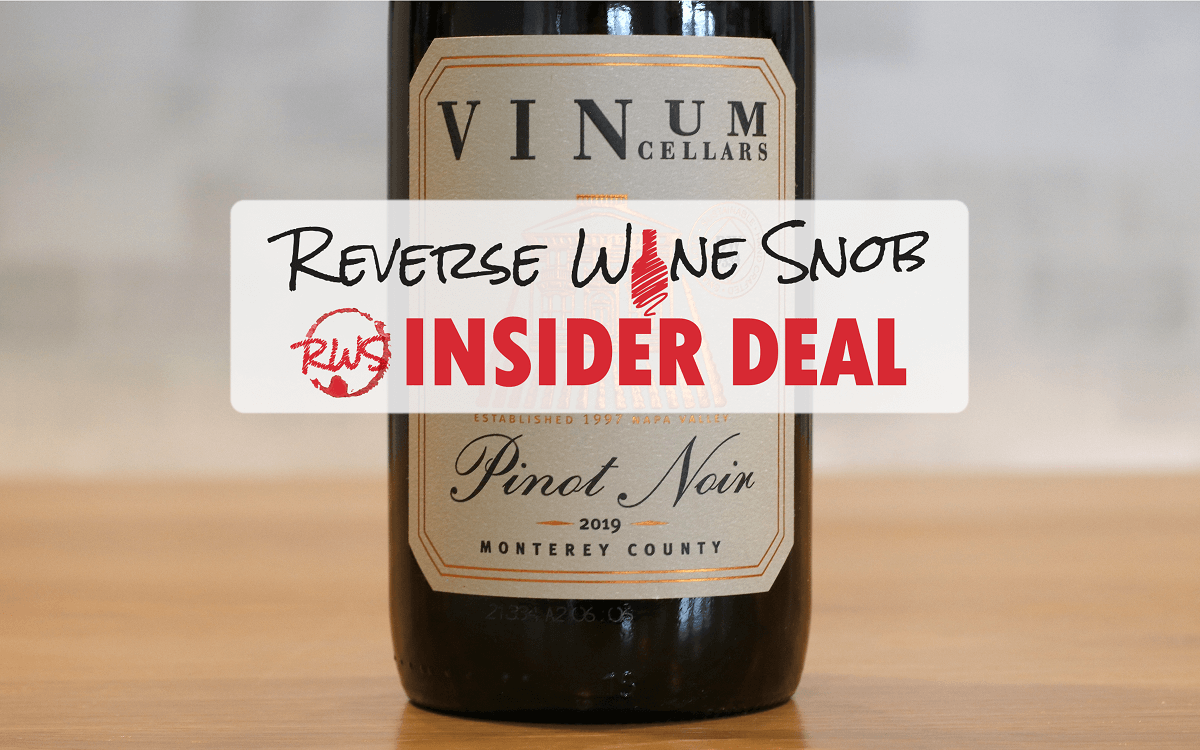 INSIDER DEAL! Vinum Cellars Monterey Pinot Noir - Top-Notch