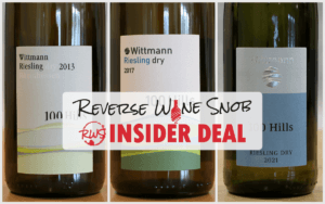 INSIDER DEAL! Wittmann 100 Hills Dry Riesling Vertical
