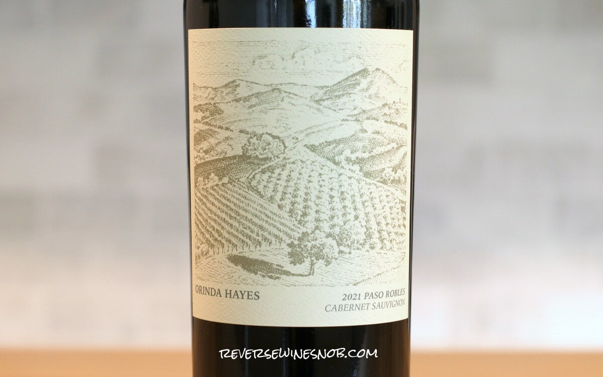 2021 Orinda Hayes Paso Robles Cabernet Sauvignon