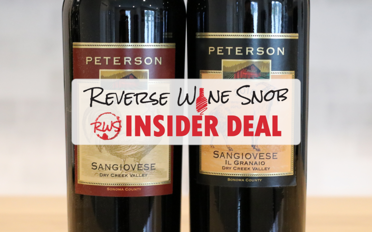 INSIDER DEAL! Peterson Winery Dry Creek Valley Mixed Sangiovese