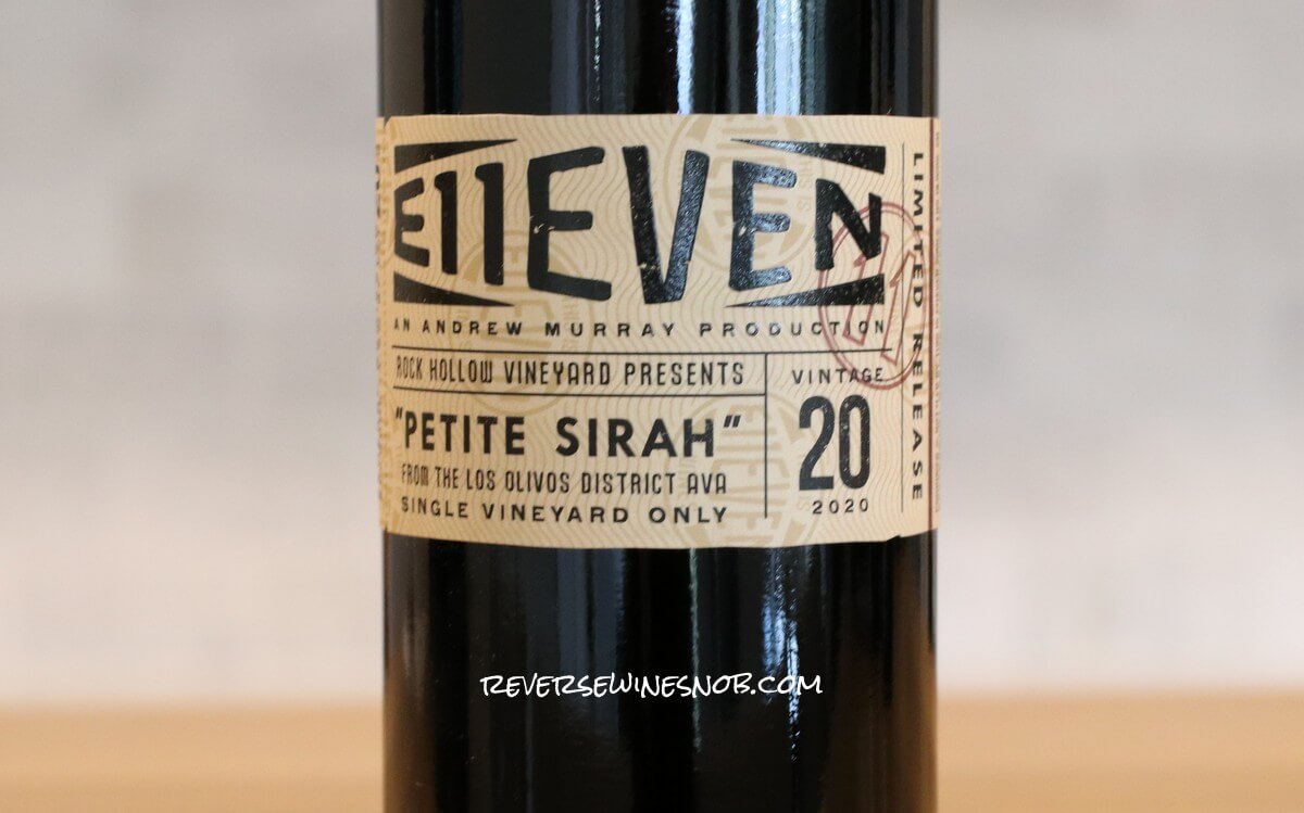 2020 Andrew Murray E11even Petite Sirah