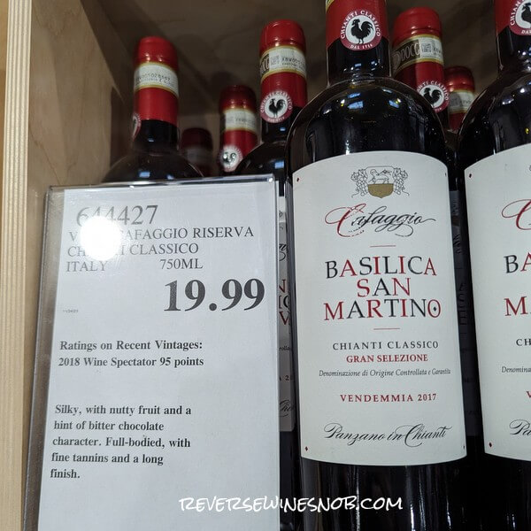 Cafaggio Gran Selezione at Costco