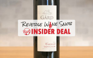INSIDER DEAL! Save $25 A Bottle On Big, Bold Gard Estate Cab