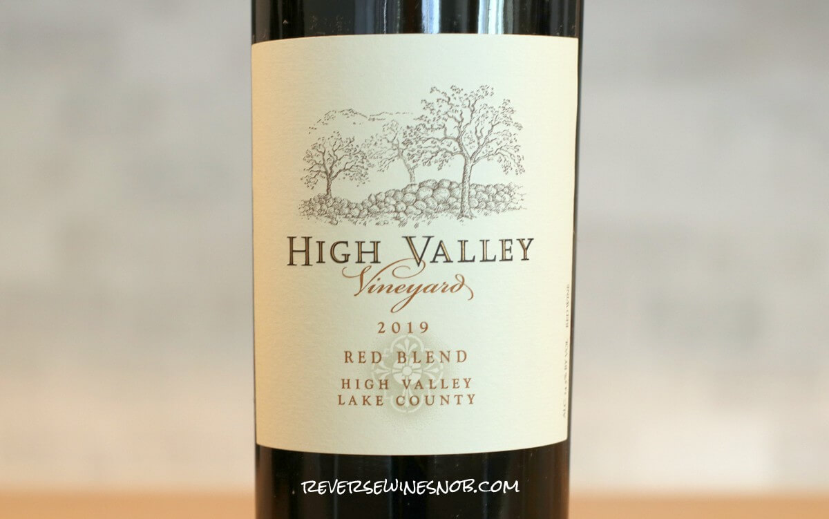 2019 High Valley Vineyard Red Blend