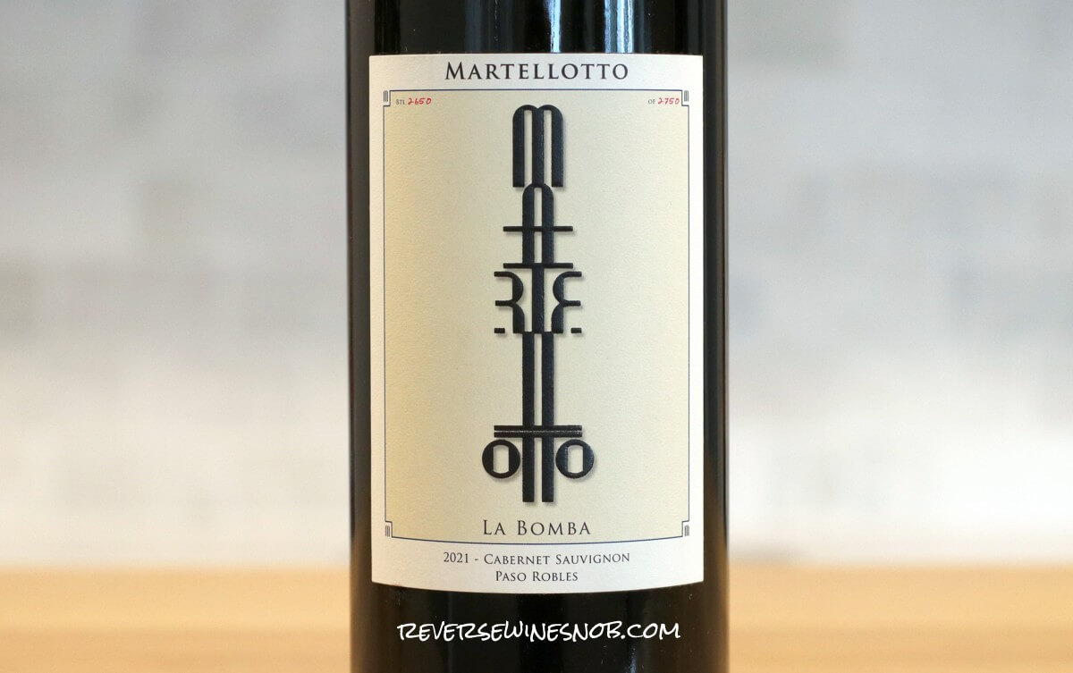 2021 Martellotto La Bomba Paso Robles Cabernet Sauvignon