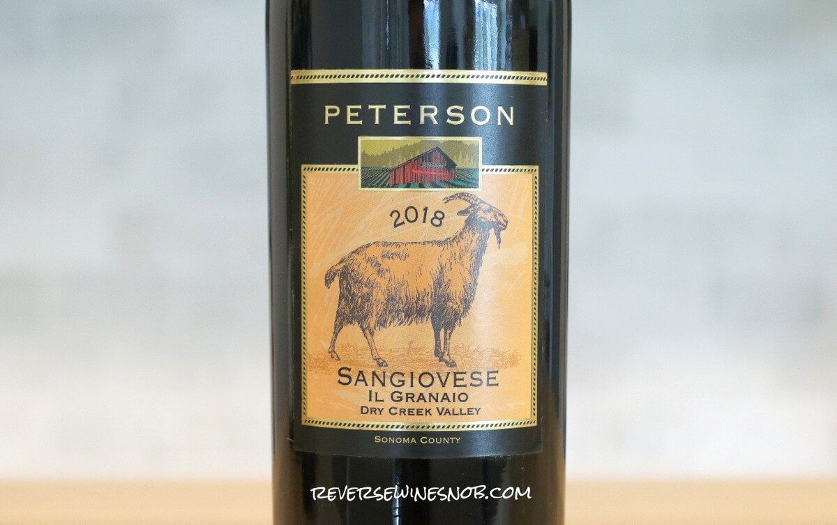 INSIDER DEAL! Peterson Winery Il Granaio Super Tuscan Style Sangiovese