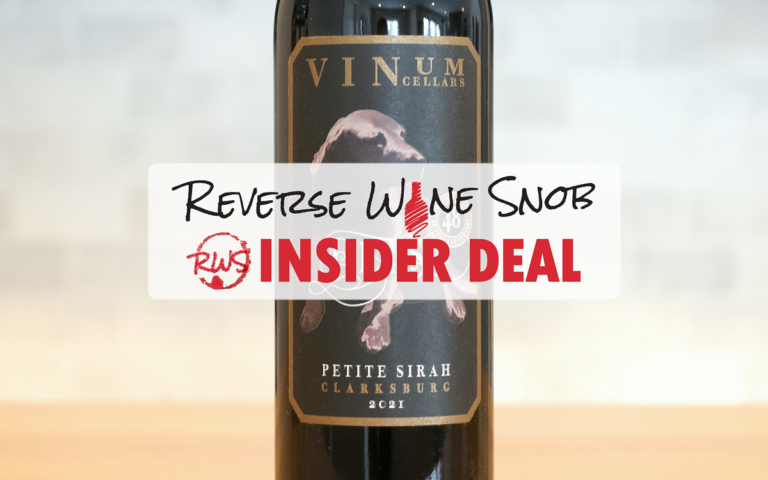 INSIDER DEAL! Vinum Cellars PETS Petite Sirah – Best of Breed