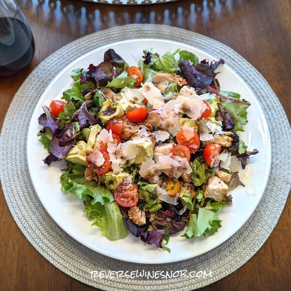 Chicken Caprese Salad with Cavedoni Botte Piccola Aceto Balsamico di Modena