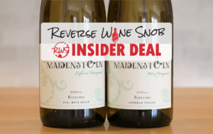 INSIDER DEAL! Single Vineyard Maidenstoen Rieslings 42% OFF!