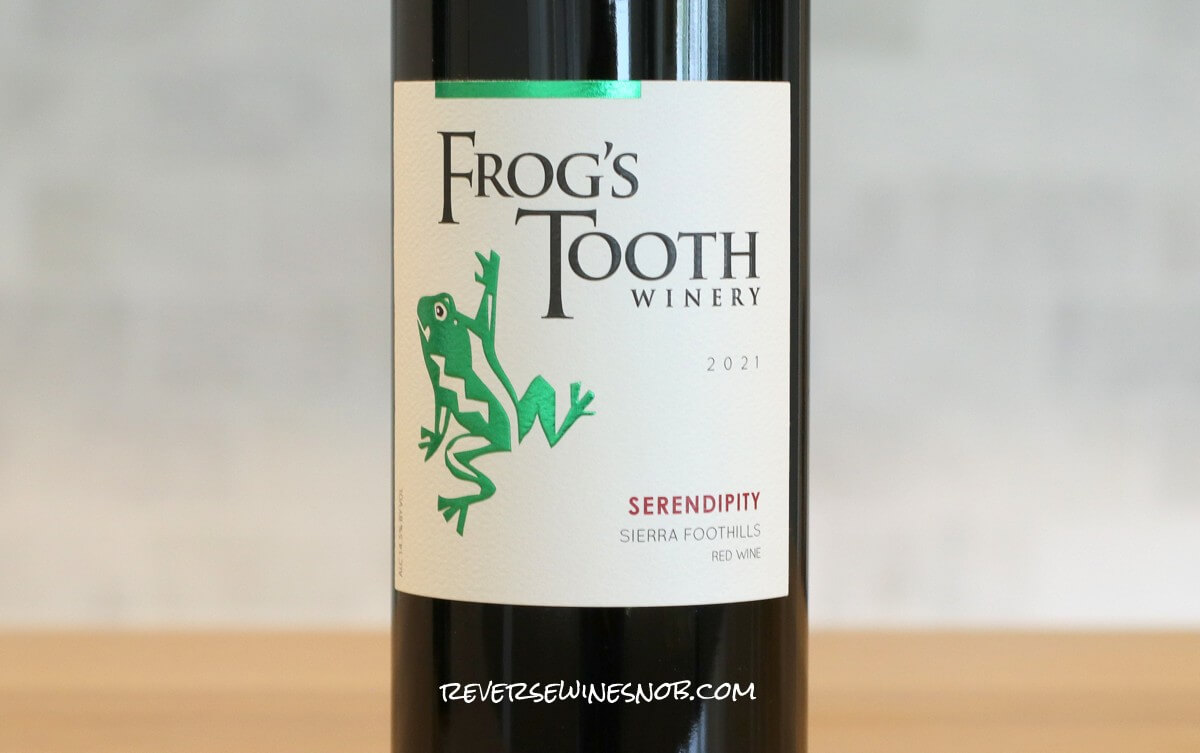 2021 Frog's Tooth Serendipity red blend