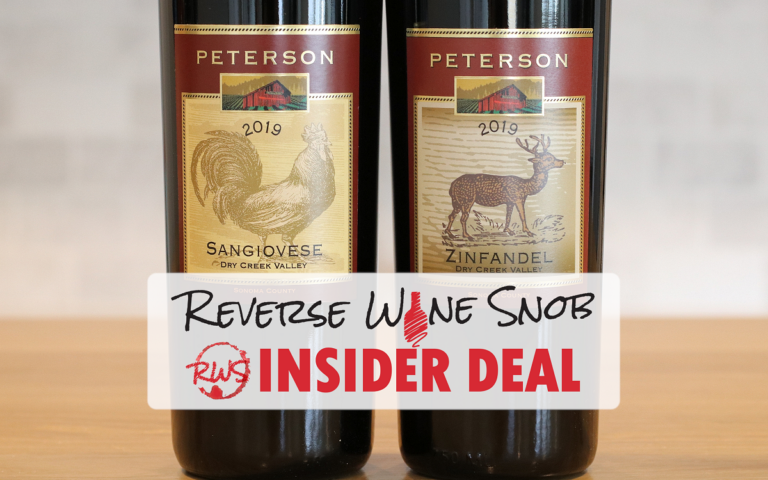INSIDER DEAL! Peterson Dry Creek Valley Sangiovese and Zinfandel