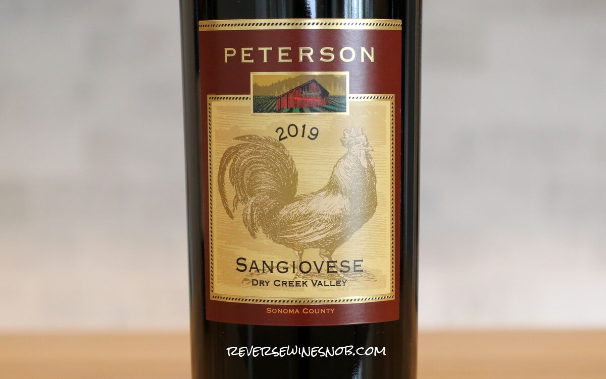 2019 Peterson Winery Dry Creek Valley Sangiovese