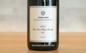 Trader Joe's Platinum Reserve San Luis Obispo Syrah Review